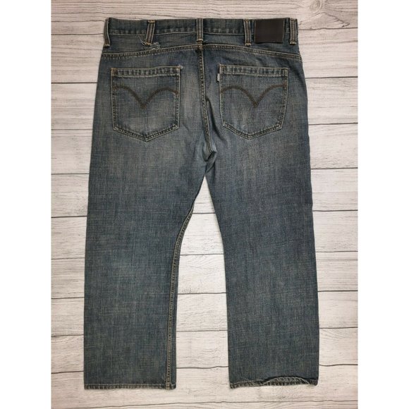 Levi's Silvertab Silver Tab Jeans 38x30 Bootcut - Picture 8 of 10